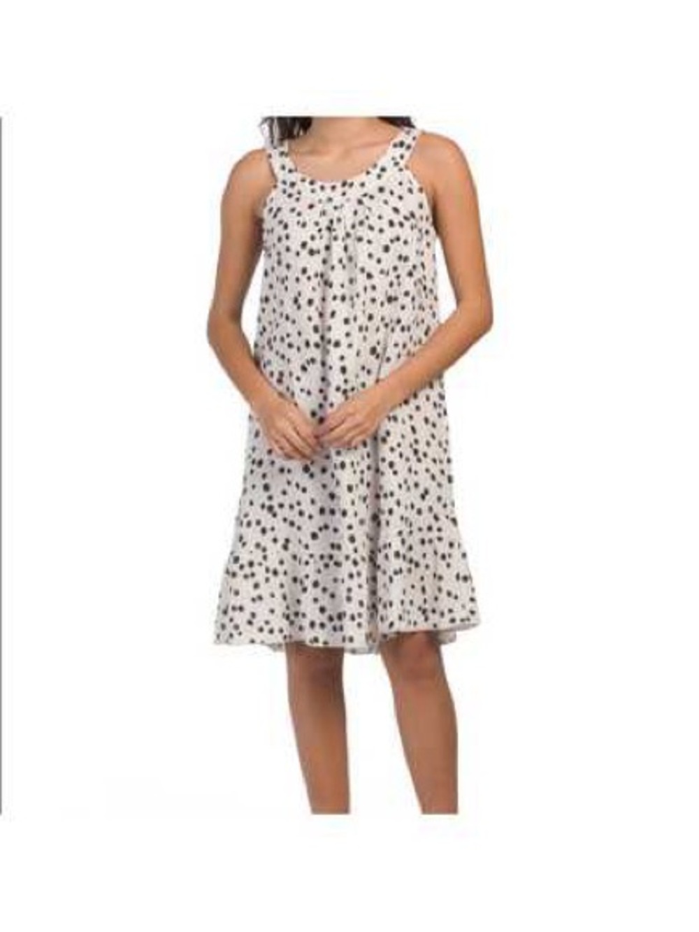 Terzo Millenio xsmall Polka Dot dress 100% Linen xs